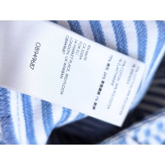 Anthropologie Pilcro and the letterpress high rise timeless railroad striped ank - Picture 10 of 10